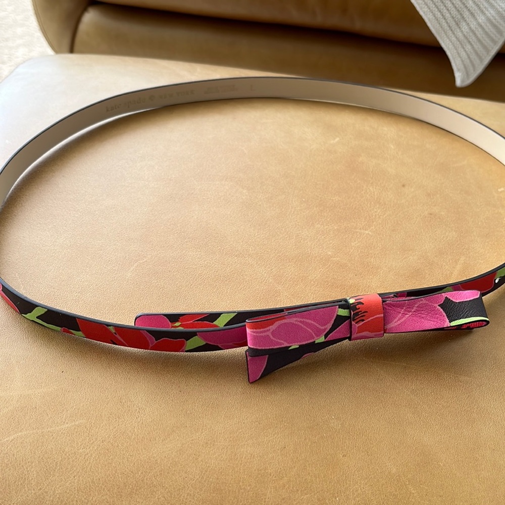 Kate Spade New York - Rio Collection floral bow belt